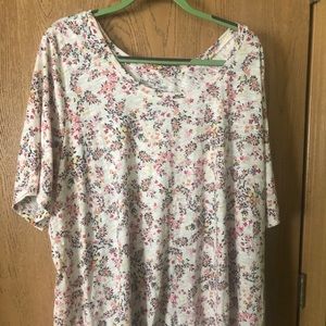 New Lane Bryant Floral Shirt